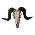 thumbnail image 1 of jicheng Sheep Head Statue 3D Animal Head Sculpture for Living Room Bedroom Farmhouse Black, 1 of 8