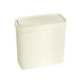 jicheng Slim Narrow Bathroom Trash Can Multipurpose for Apartments, Condos Waste Bin