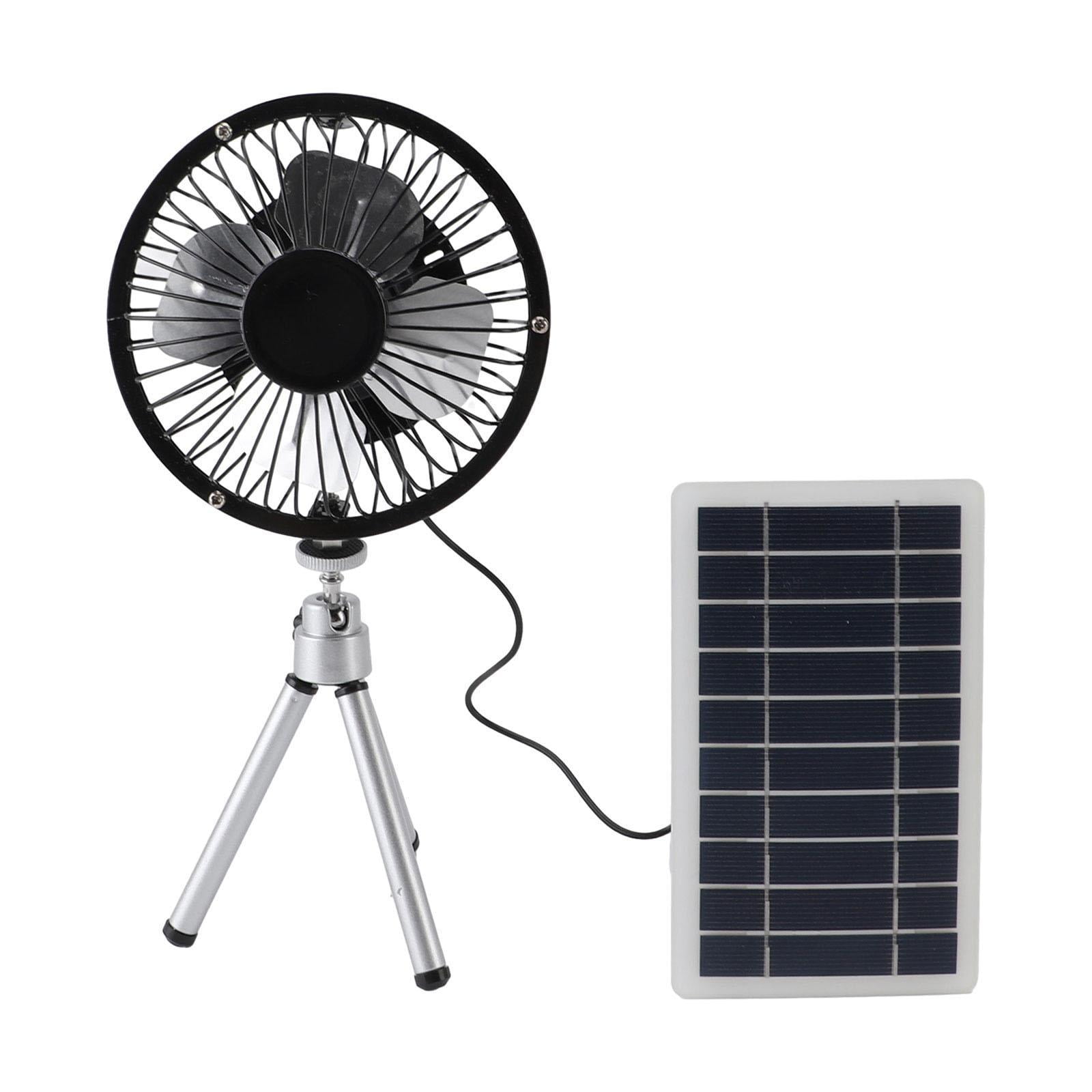 jicheng Solar Standing Solar Powered Fan for Home Traveling Outdoor Sports