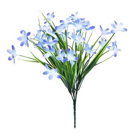 jieadkavo Artificial Flowers for Decoration Dried Flowers Artificial Flower Daisy Wildflowers Indoor Outside Garden Decor, Blue