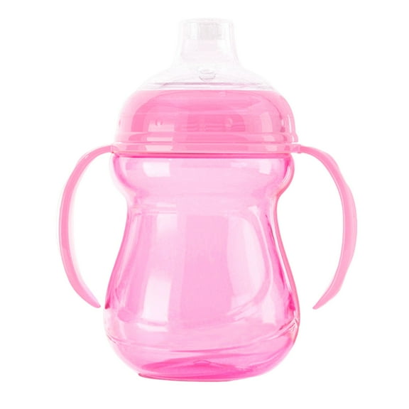 jieadkavo Glass Bottle Water Bottle 240 Ml Wide Caliber Pp Baby Bottle with Handle Anti Drop Anti Flatulence Plastic Baby Bottle Mugs