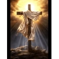 thumbnail image 1 of jigsaw Puzzles 1000 pieces for adults He is Risen Jesus sunset Formation wooden Challenging Puzzles Perfect for Game Nights 29.5'' x 19.6'', 1 of 5