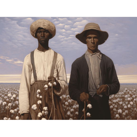 jigsaw puzzles 500 pieces African American men Farmers cotton wooden Challenging Puzzle Perfect for Game Nights 20.4'' x 14.9''
