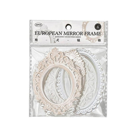 jileijar 10x Hollow Embossed Po Frame Material Paper Junk Journal Scrapbookin'