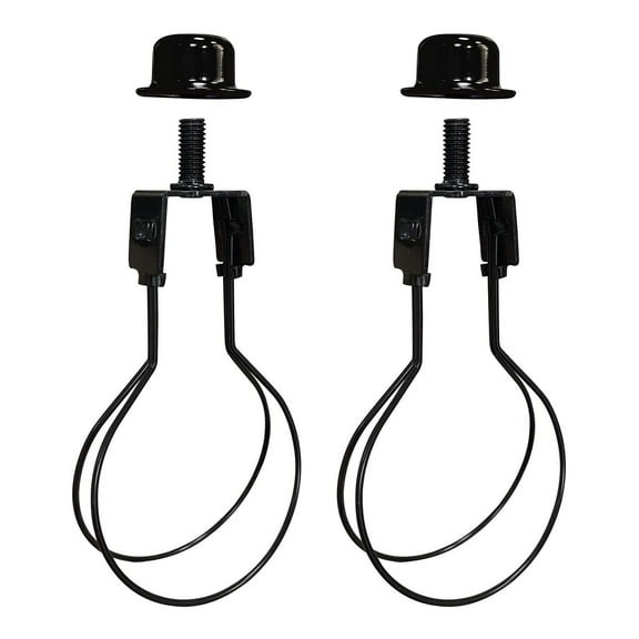 jileijar 2 Pack Round Lamp Shade Light Bulb Clip Adapter, ALUCSET o Holder B8L8 F3Q8