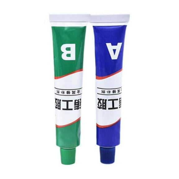 jileijar AB Casting Repair Glue,High Temperature Adhesive ab Glue,Liquid Metal Welding Filler,Auto Radiator Water Tank Special Leakage Plugging Welding,Metal Repair Glue for Metal Casting Defect