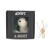 jileijar Adopt A Ghost Cute Little Pocket Ghost with A Tiny Scroll Mini Plush Ghost-Doll