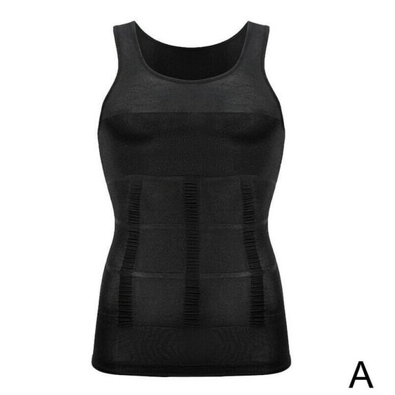 jileijar Breathable Slimming Body Shaper for Men Elastic Vest for Sports and Skinny υё /φ W7R8
