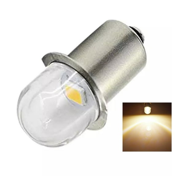jileijar #DC# 3V/4.5V/6V/12V/18V/24V P13.5S PR2 LED Flashlight Bulb Replace 3000/