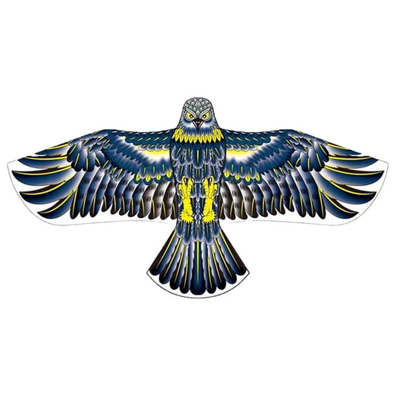 jileijar Flat Eagle Kite Big Fly Bird Kite For Children includes kite 20m line✨j W5I0