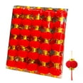 thumbnail image 1 of jileijar Flocking Ball Small Red Lantern Festival Decoration Outdoor Pendant Decorat, 1 of 1