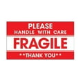 thumbnail image 1 of jileijar Fragile Handle With Care Sticker Warning Label Package 100pcs Roll Logo J0Z2, 1 of 8