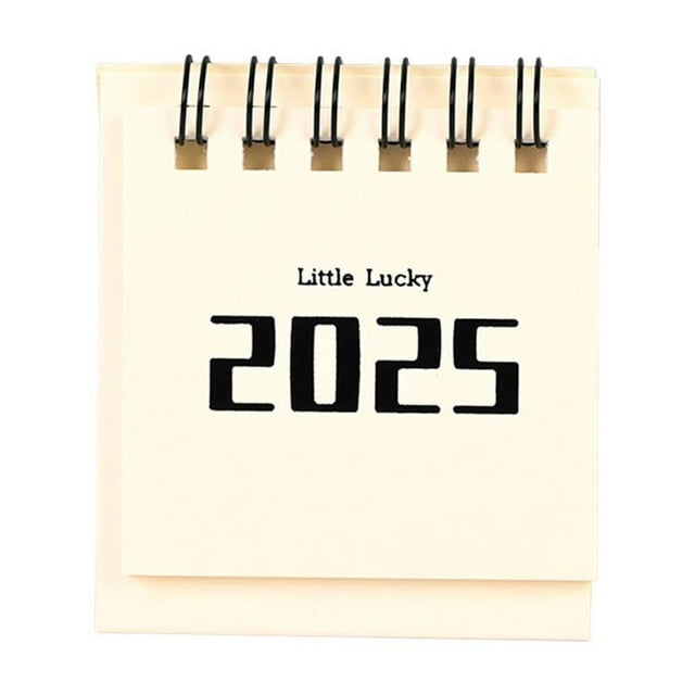 jileijar Mini Desk Calendar 20242025,2.8x2.48 Inch Small Standing