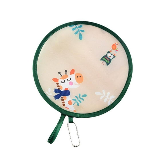 jileijar Round Fan Pony (F)$ Fan Japanese Folding Fan Round Fan Mini Foldable Portable Children'S Cartoon Small Fan Round Fan Portable Folding Fan Summer