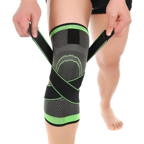 Jimin Knee Supports for Arthritis Joint Pain 1 Pack, Knee Brace for Men & Women Knee Sleeve for Meniscus Tear Running Workout Basketball Gym (L)