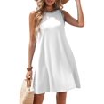 thumbnail image 1 of jinghuiyue Womens Casual Summer Dress Sleeveless Crewneck A-Line Sundress Beach Vacation Tank Dresses with Pockets XXL, 1 of 7