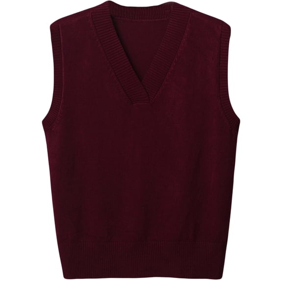 jinghuiyue Womens Sweater Vest V Neck Sleeveless Knitwear Classic Pullover Vests Casual Business Fashion Tops S