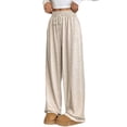 thumbnail image 1 of jinghuiyue Womens Sweatpants Wide Leg High Waisted Elastic Drawstring Baggy Straight Leg Casual Lounge Pants L, 1 of 5