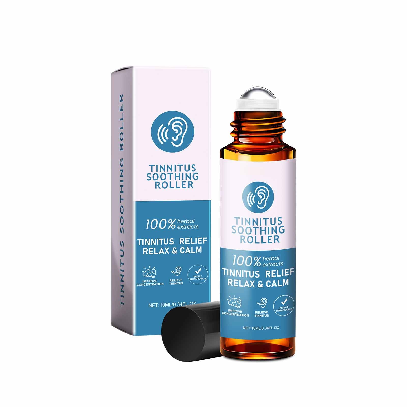 jinhua058 Tinnitus Soothing Roller,Ear Soothing Oil, Soothes Ear Skin