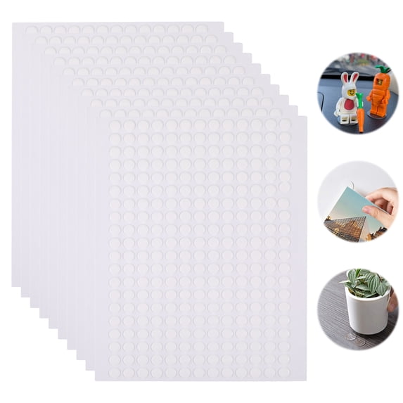 10pieces High Temperature Resistant Double Sided Sticky For Wide Applications Waterproof Durable