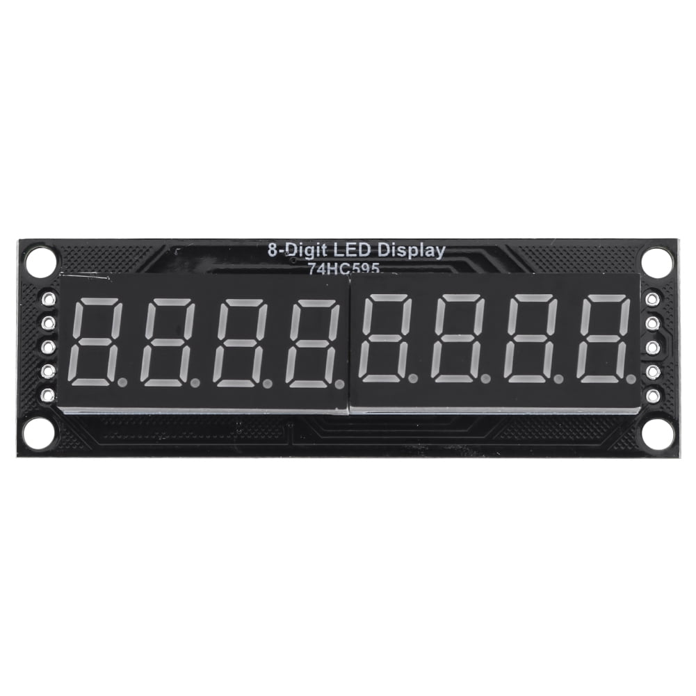 jixopn 0.36in 8-Digit Digital Display Tube Module 74HC595 7 Segments 5 ...