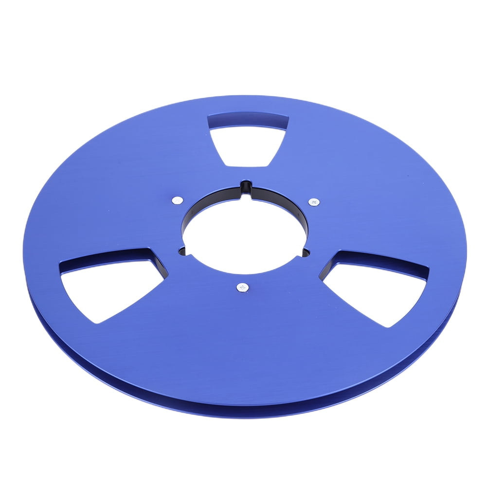 jixopn 10 Inch Recording Tape Reel Three Holes Open Roll Cassette Empty