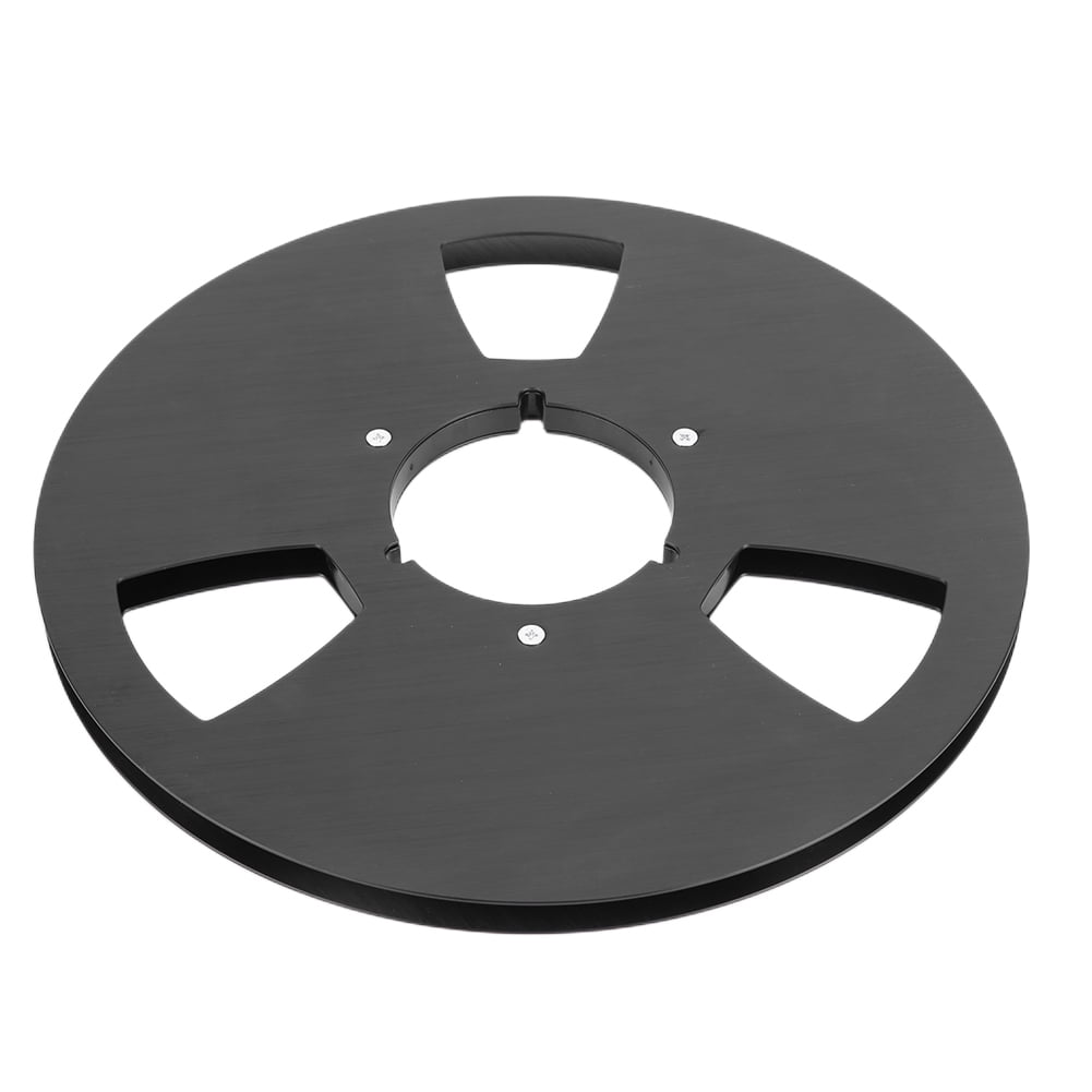 jixopn 10 Inch Recording Tape Reel Three Holes Open Roll Cassette Empty