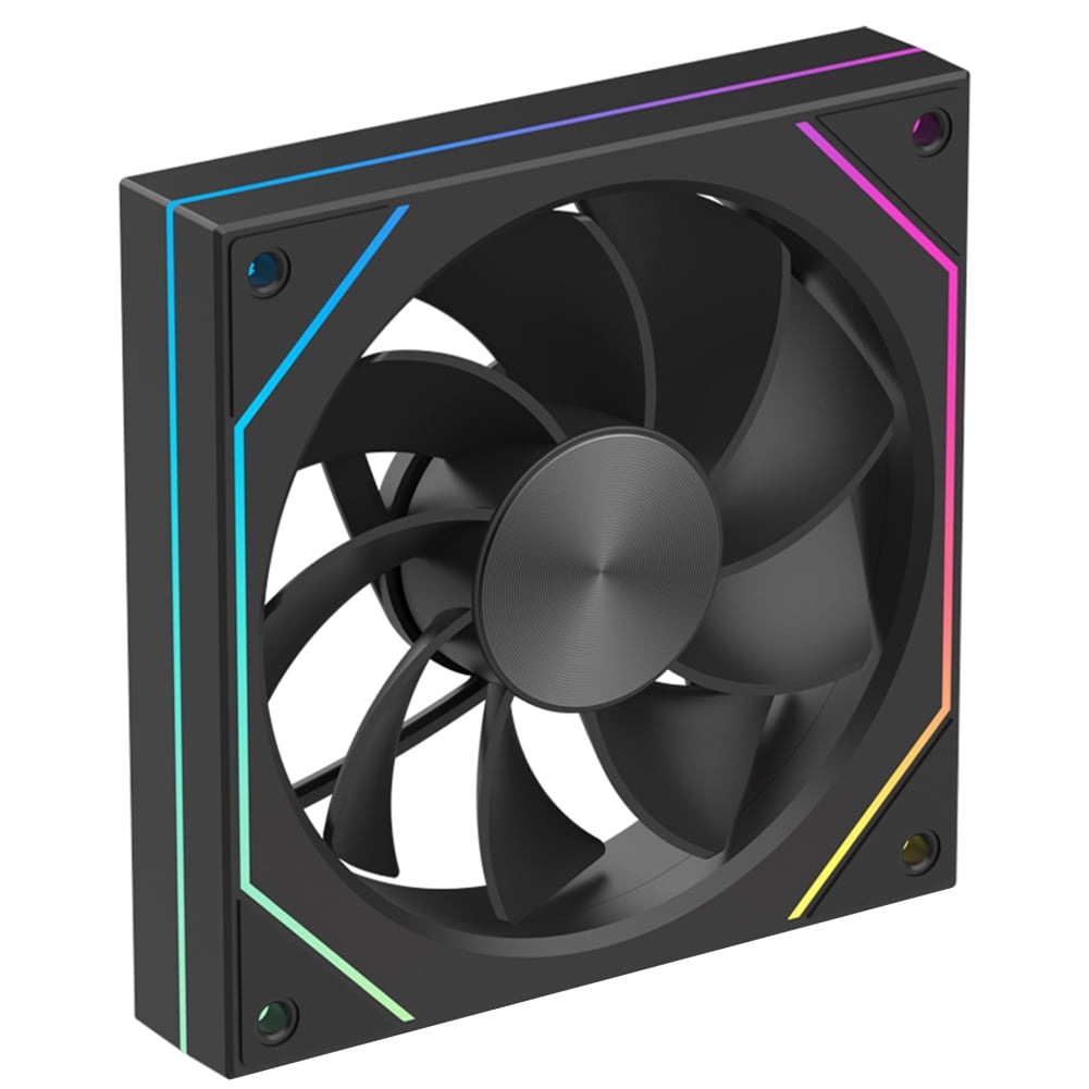 jixopn 12cm RGB Case Fans 5V-3PIN PWM Silent Computer CPU Cooling Fan ...