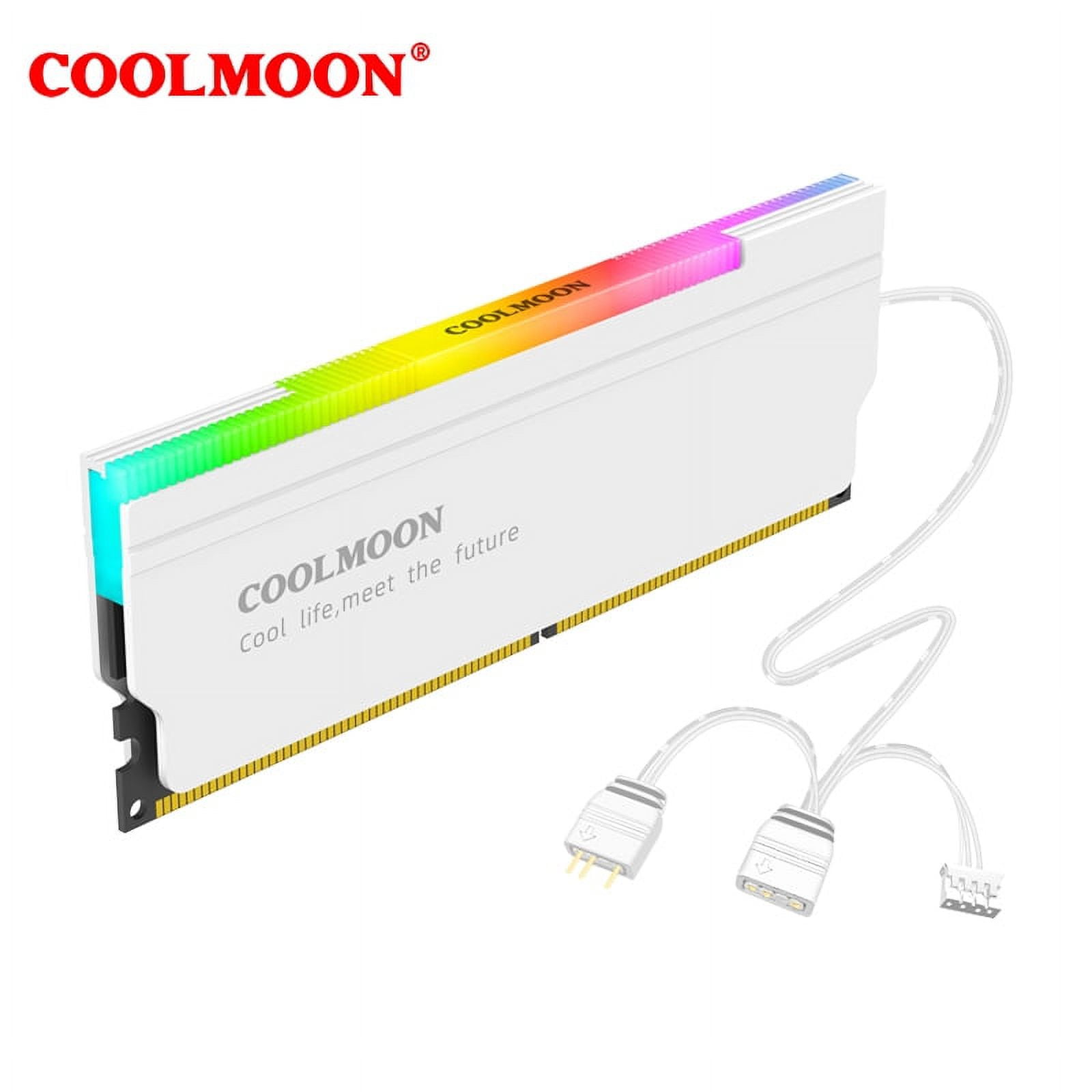 jixopn 5V-3PIN ARGB RAM Heatsink Aura Sync DDR4 DDR3 Memory Heat Sink ...