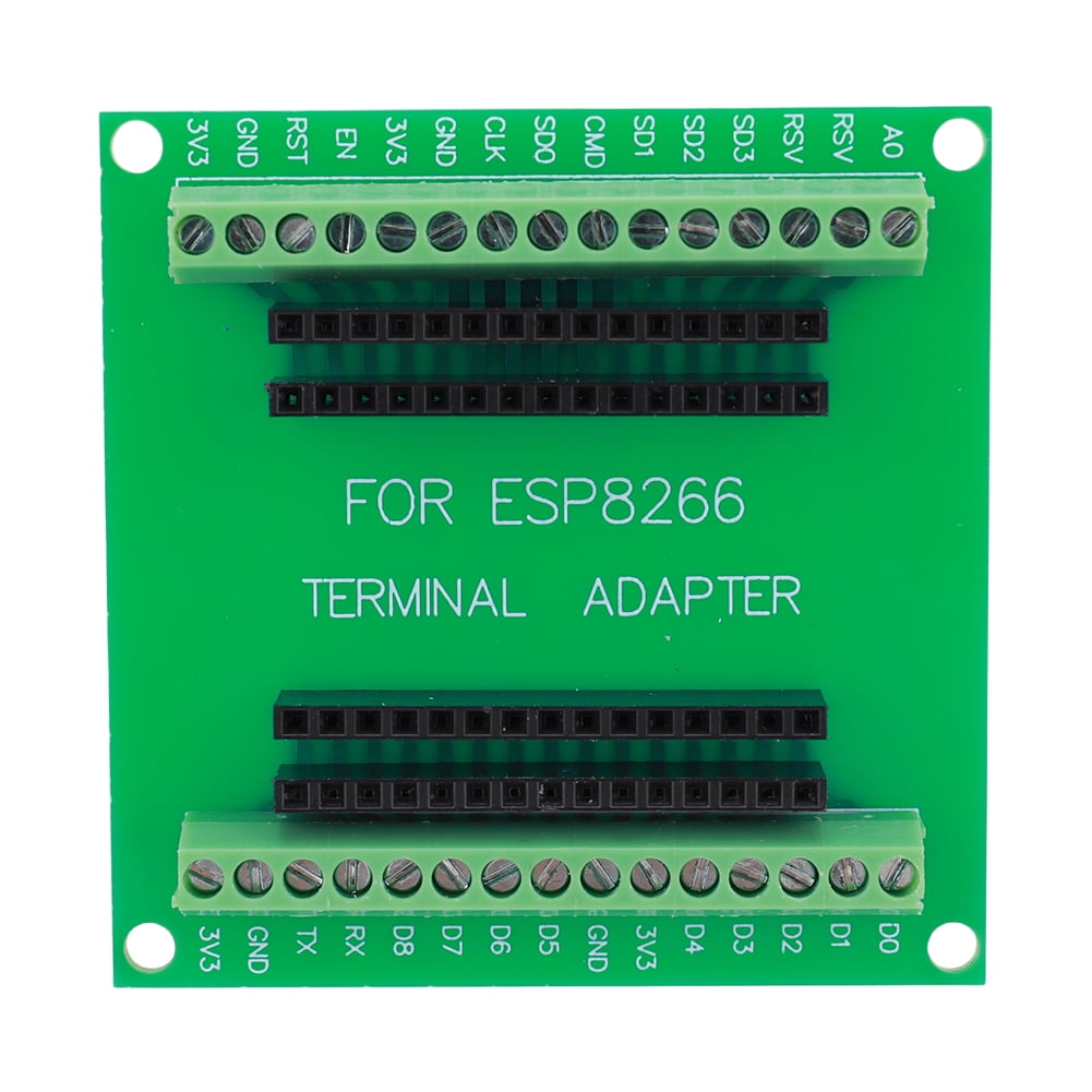 jixopn ESP8266 Breakout Expansion Board GPIO Leads Out Terminal Screw ...