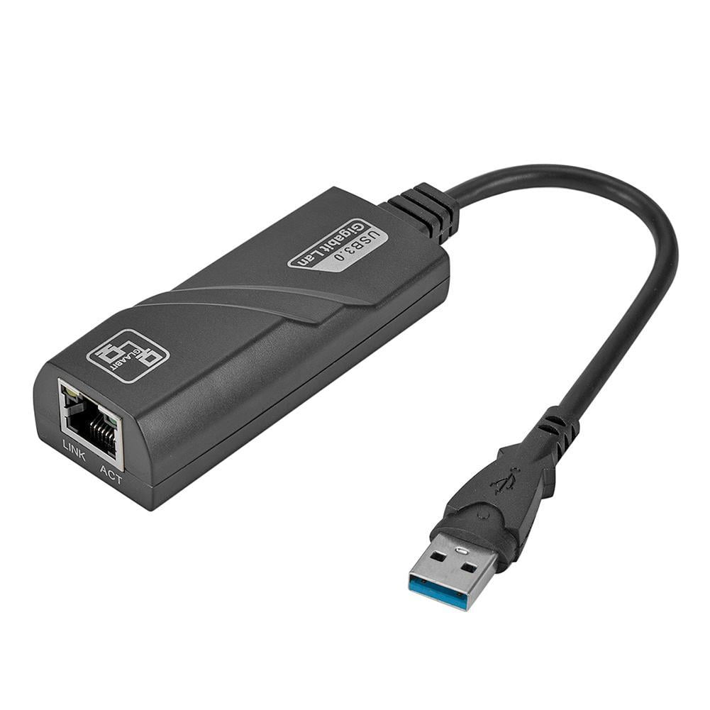 jixopn Mini USB 3.0 Gigabit Adapter USB to RJ45 Lan Network