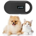 jixopn Pet Microchip Scanner Rechargeable Micro Chip Reader Scanner 134