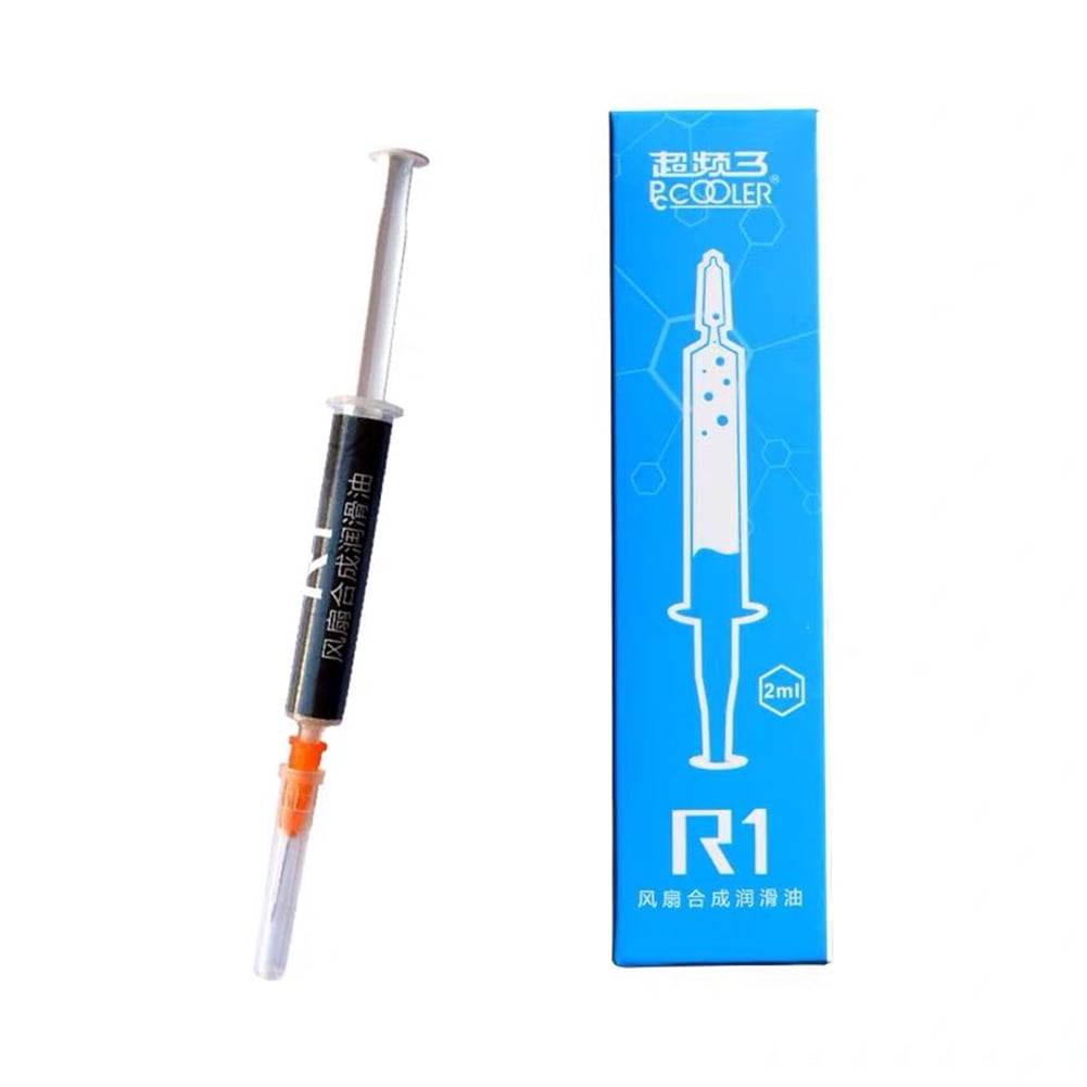 jixopn R1 2ml Fan Lubricant Oil Grease for CPU Cooler Computer Friction
