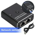 jixopn RJ45 Splitter 1 To 2 Out LAN Adapter Connector 1000Mbps