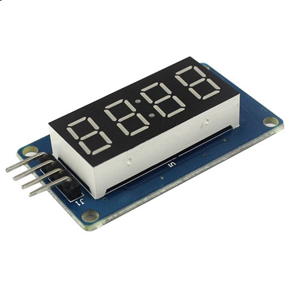 jixopn TM1637 4 Bits LED Digital Module for Arduino Clock RED Anode ...