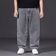 thumbnail image 1 of jjayotai Baggy Jeans for Men, Mens Jeans Relaxed Loose Fit Pants Jeans, Denim Cargo Pants for Men Gray 48, 1 of 5