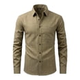 thumbnail image 1 of jjayotai Button down Shirts for Men Long Sleeve T Shirts Classic Fitted Shirt Fall Business Casual Shirts, 1 of 6
