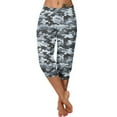 thumbnail image 1 of jjayotai Capri Leggings for Women, Tummy Control Knee Length Summer Capri Leggings Cropped Trousers Casual Comfy Capris Pants Gray L, 1 of 6