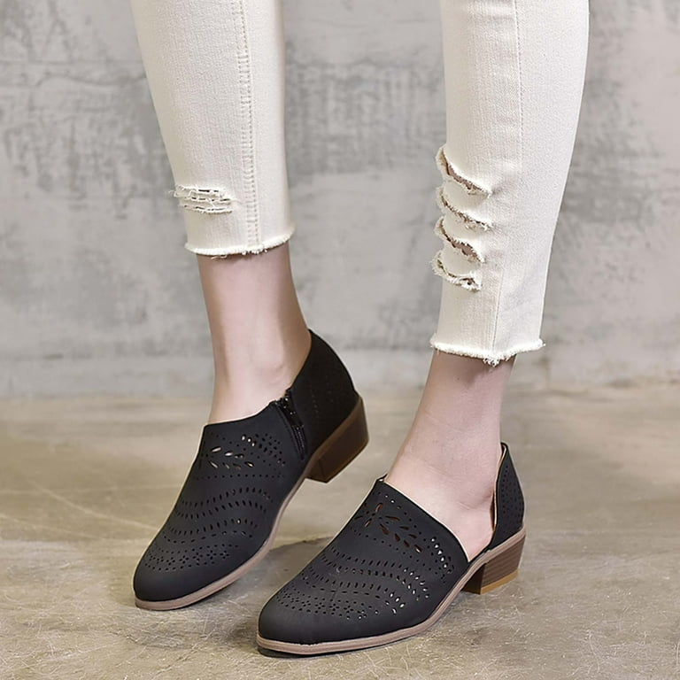 Side cut out loafers hotsell