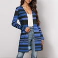 thumbnail image 1 of jjayotai Clearance Women's Open Front Cardigan, Fall Winter Long Sleeve Cardigan Casual Duster Loose Blouse Stripe Knit Lightweight Sweaters Tops, 1 of 6