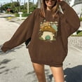thumbnail image 1 of jjayotai Cute Mushroom Wonderland Sweatshirts for Teen Girls Women, Casual Loose Tunic Shirts Long Sleeve Fleece Cotton Pullover Tops, 1 of 7