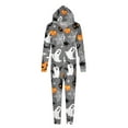 thumbnail image 1 of jjayotai Family Halloween Cute Printed Pajamas, Funny Zipper Hooded Jumpsuit Matching Family Pjs Sleepwear, Suit for Women, 1 of 5