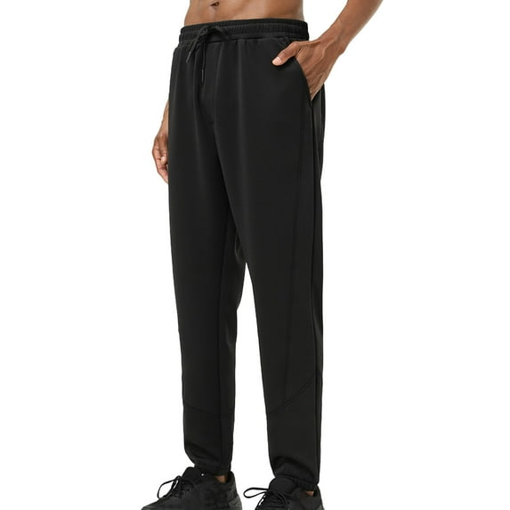 jjayotai Joggers for Men Big and Tall, Mens Joggers Sweatpants, Slim Fit Mens Athletic Jogger Pants with Pockets for Running Training Black XL