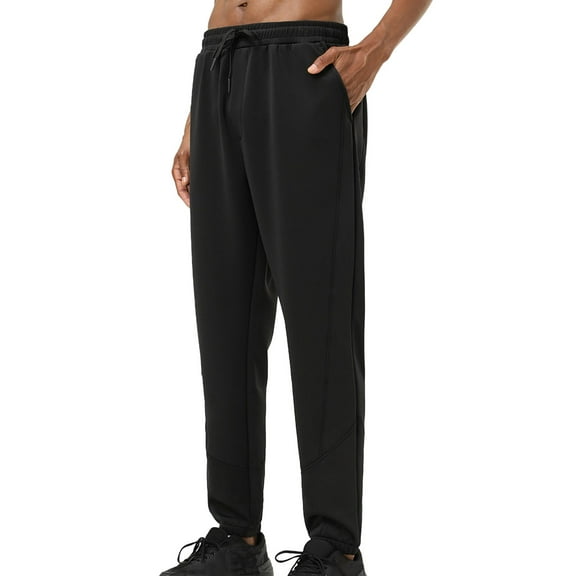 jjayotai Joggers for Men Big and Tall, Mens Joggers Sweatpants, Slim Fit Mens Athletic Jogger Pants with Pockets for Running Training Black XL