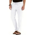 thumbnail image 1 of jjayotai Men Pants Men's Business Loose Large Size Elastic Waist Cotton All-match Solid Color, 1 of 8