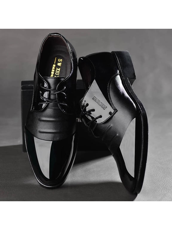 Men Shoes Clearance Sale Fashion Men Business Leather Shoes Casual Pointed Toe Shoes Male Suit Shoes Rollbacks