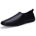 thumbnail image 1 of jjayotai Men Shoes Clearance Sale Fashion Men Leather Casual Slip-On Breathable Driving Boat Shoes Dress Shoes Rollbacks, 1 of 3