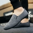 thumbnail image 1 of jjayotai Men Shoes Clearance Sale Fashion Men'S Summer Retro Lazy Shoes Casual Peas Shoes England Casual Shoes Rollbacks, 1 of 4
