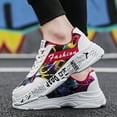 thumbnail image 1 of jjayotai Men Shoes Clearance Sale Men Fashion Wild Graffiti Casual Shoes Comfortable Breathable Low-Top Sneakers Rollbacks, 1 of 9