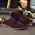 thumbnail image 1 of jjayotai Men Shoes Clearance Sale Men'S Fashion Casual Solid Lace Up Oxfords Leather Shoes Male Business Shoes Rollbacks, 1 of 3